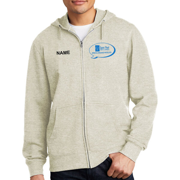 District - V.I.T Fleece Full-Zip Hoodie - Embroidered Logo **Add Name for $5! ** Thumbnail