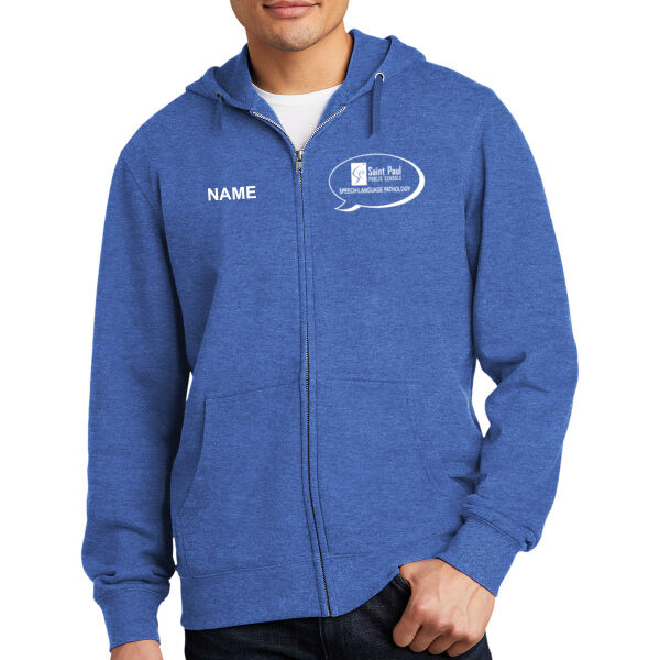 District - V.I.T Fleece Full-Zip Hoodie - Embroidered Logo **Add Name for $5! ** Thumbnail