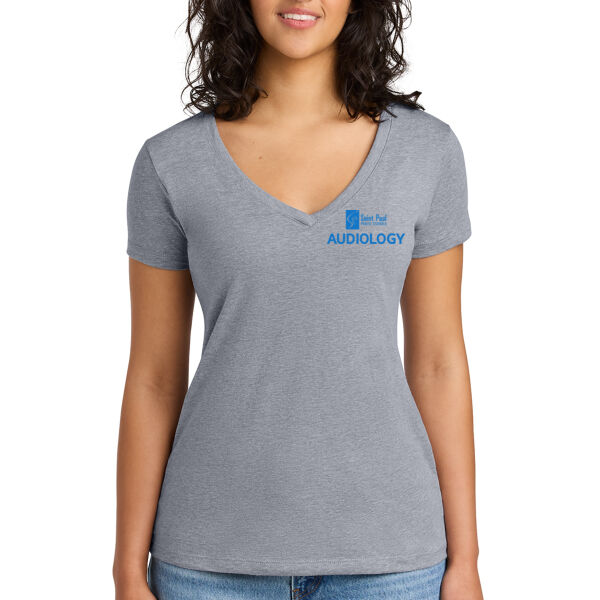 Next Level Apparel - Women's Ideal V-Neck Tee - Printed Logo Thumbnail