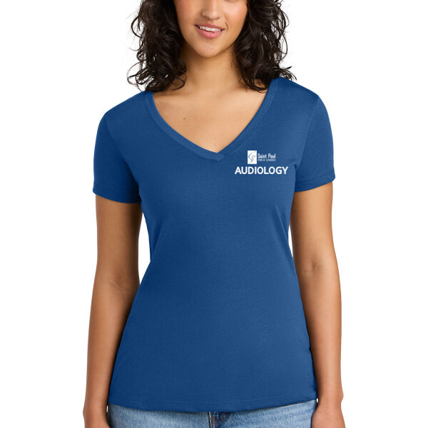 Next Level Apparel - Women's Ideal V-Neck Tee - Printed Logo Thumbnail