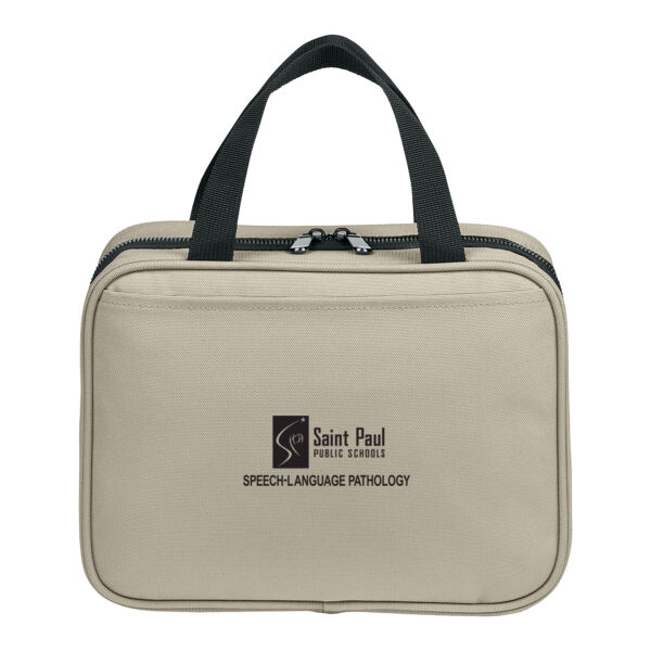 Port Authority® Matte Oxford Hanging Travel Case -Embroidered Logo Thumbnail