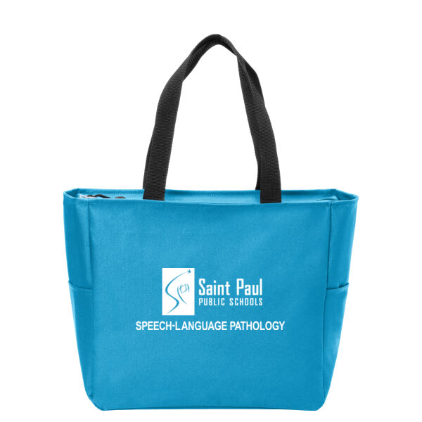 Port Authority® Essential Zip Tote - Printed Logo **Add Name For $5** Thumbnail