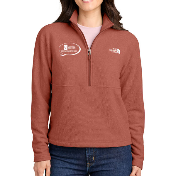 The North Face® Women’s Textured Pine Grove 1/2-Zip - Embroidered Logo **Add Name For $5** Thumbnail