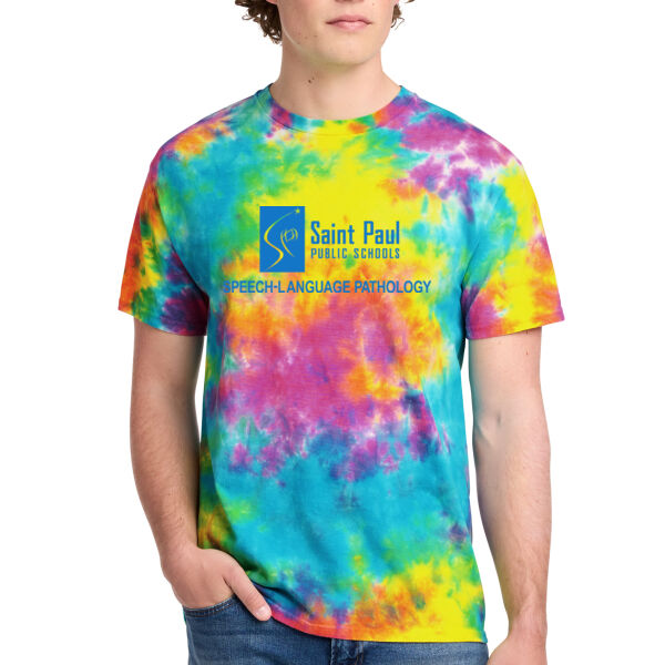 Port & Co™ Crystal Tie-Dye Tee - Printed Logo Thumbnail