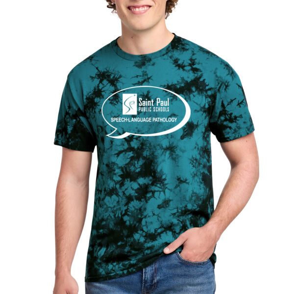 Port & Co™ Crystal Tie-Dye Tee - Printed Logo Thumbnail