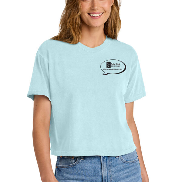 Comfort Colors® Women’s Heavyweight Boxy Tee - Printed Logo Thumbnail