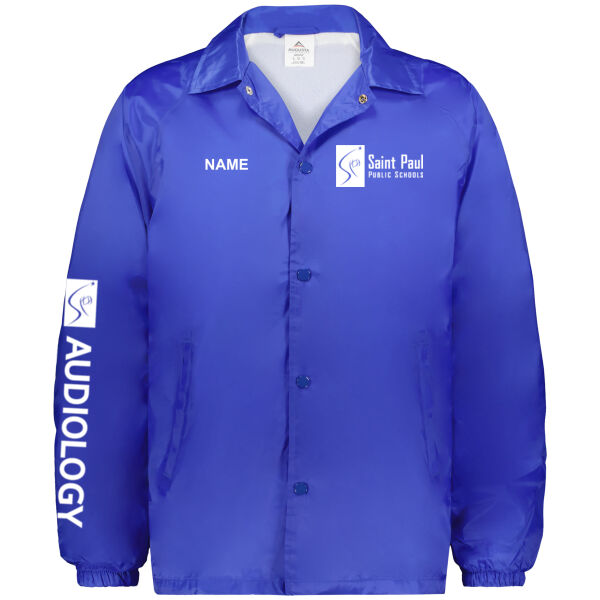 Augusta Sportswear - Nylon Coach's Jacket/Lined - Printed Logos **Add Name For $5** Thumbnail