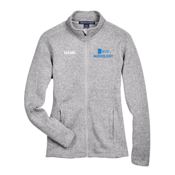 Devon & Jones - Women's Bristol Full-Zip Sweater Fleece Jacket - Embroidered Logo **Add Name For $5** Thumbnail