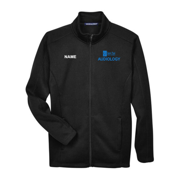 Devon & Jones - Men's Bristol Full-Zip Sweater Fleece Jacket - Embroidered Logo **Add Name For $5** Thumbnail