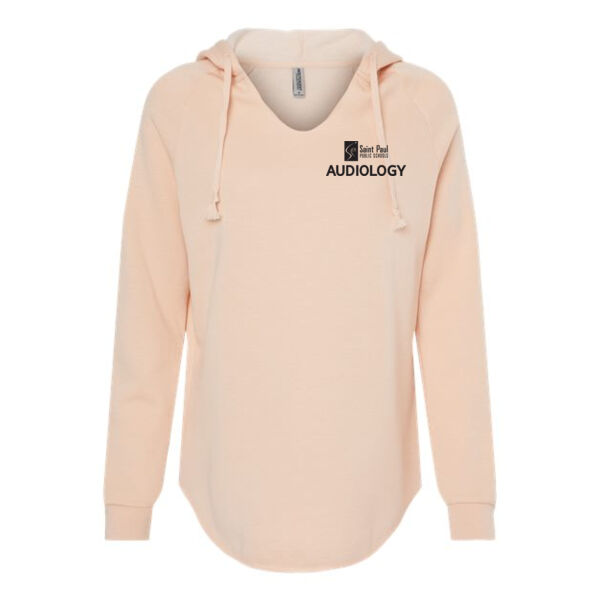 Independent Trading Co. - Women’s Lightweight California Wave Wash Hooded Sweatshirt - Embroidered Logo Thumbnail