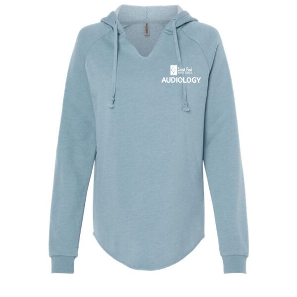 Independent Trading Co. - Women’s Lightweight California Wave Wash Hooded Sweatshirt - Embroidered Logo Thumbnail