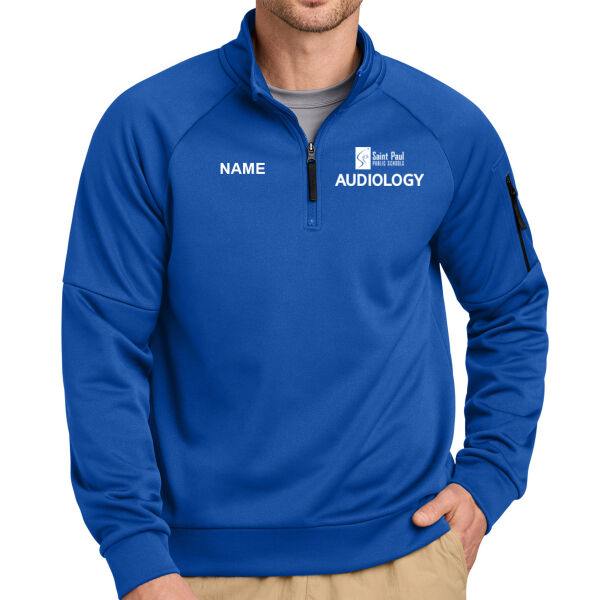 Nike Therma-FIT Pocket 1/4-Zip Fleece Hoodie - Embroidered Logo ** Add Name for $5! ** Thumbnail