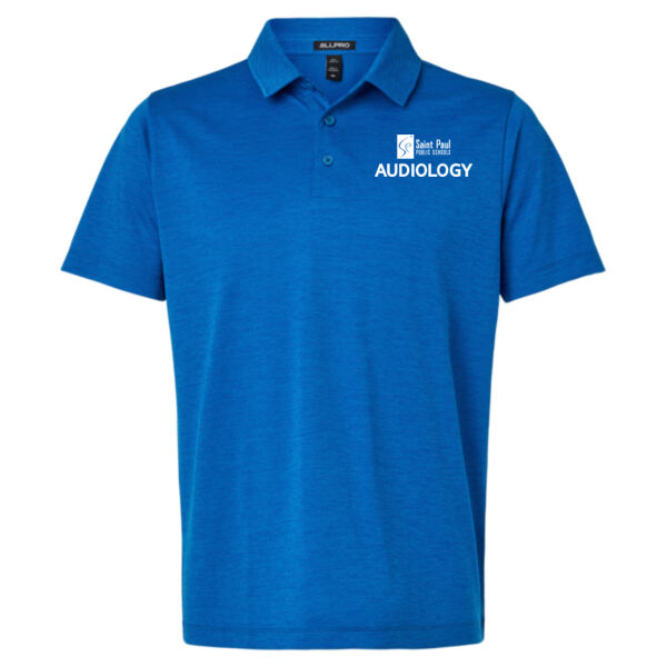 AllPro - Men's Pro-Lock Performance Mélange Polo  - Embroidered Logo Thumbnail