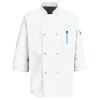 Eight Pearl Button Chef Coat with Thermometer Pocket Thumbnail
