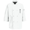Eight Pearl Button Chef Coat with Thermometer Pocket Thumbnail