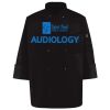 Ten Pearl Button Black Chef Coat Thumbnail