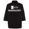 Ten Pearl Button Black Chef Coat Thumbnail