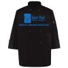 Ten Pearl Button Black Chef Coat Thumbnail